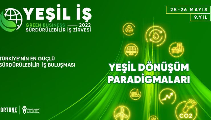 Türkiye’nin En Güçlü Sürdürülebilir İş Buluşması    ‘Yeşil İş Zirvesi’ 9. yılında
