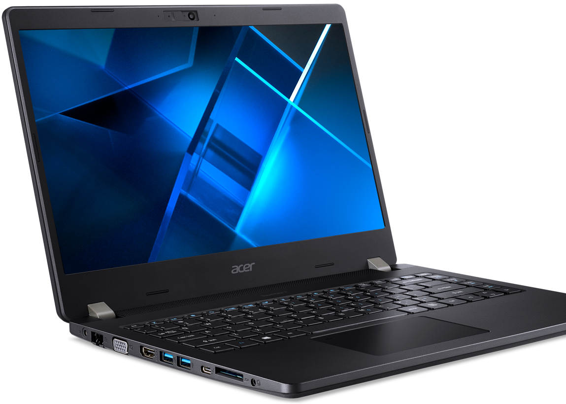 Acer TravelMate P2 hareket halindeki profesyoneller için dayanıklı tasarım ve üstün güvenlik sunuyor