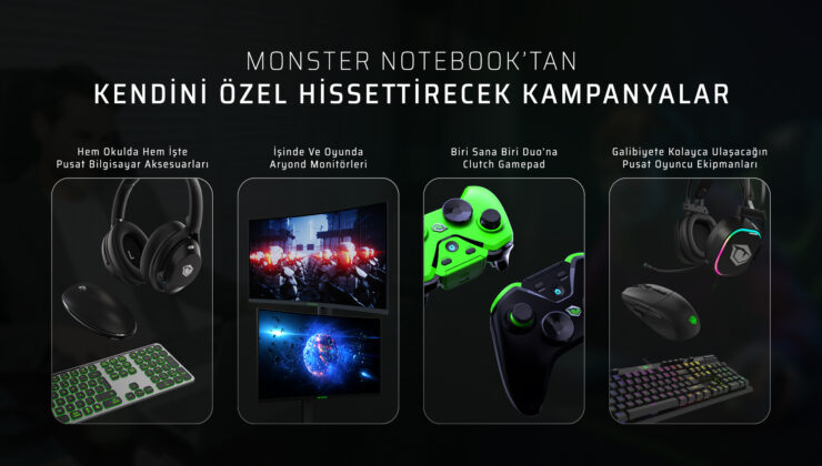 Monster Notebook’tan ara tatile özel yeni kampanya: Hem üretkenliğinizi hem oyun deneyiminizi artırın
