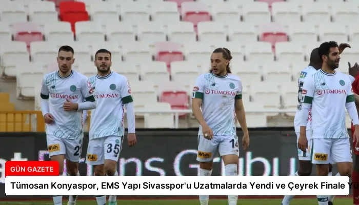 Tümosan Konyaspor, EMS Yapı Sivasspor’u Uzatmalarda Yendi ve Çeyrek Finale Yükseldi