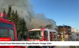 Kılıçali Paşa Mahallesi’nde Ahşap Binada Yangın Çıktı