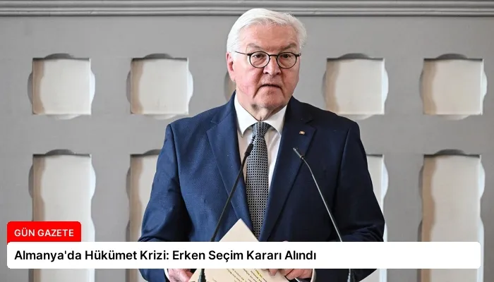 Almanya’da Hükümet Krizi: Erken Seçim Kararı Alındı