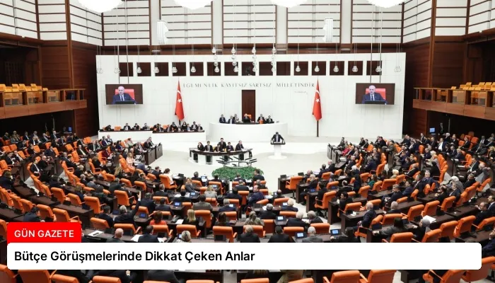 Bütçe Görüşmelerinde Dikkat Çeken Anlar