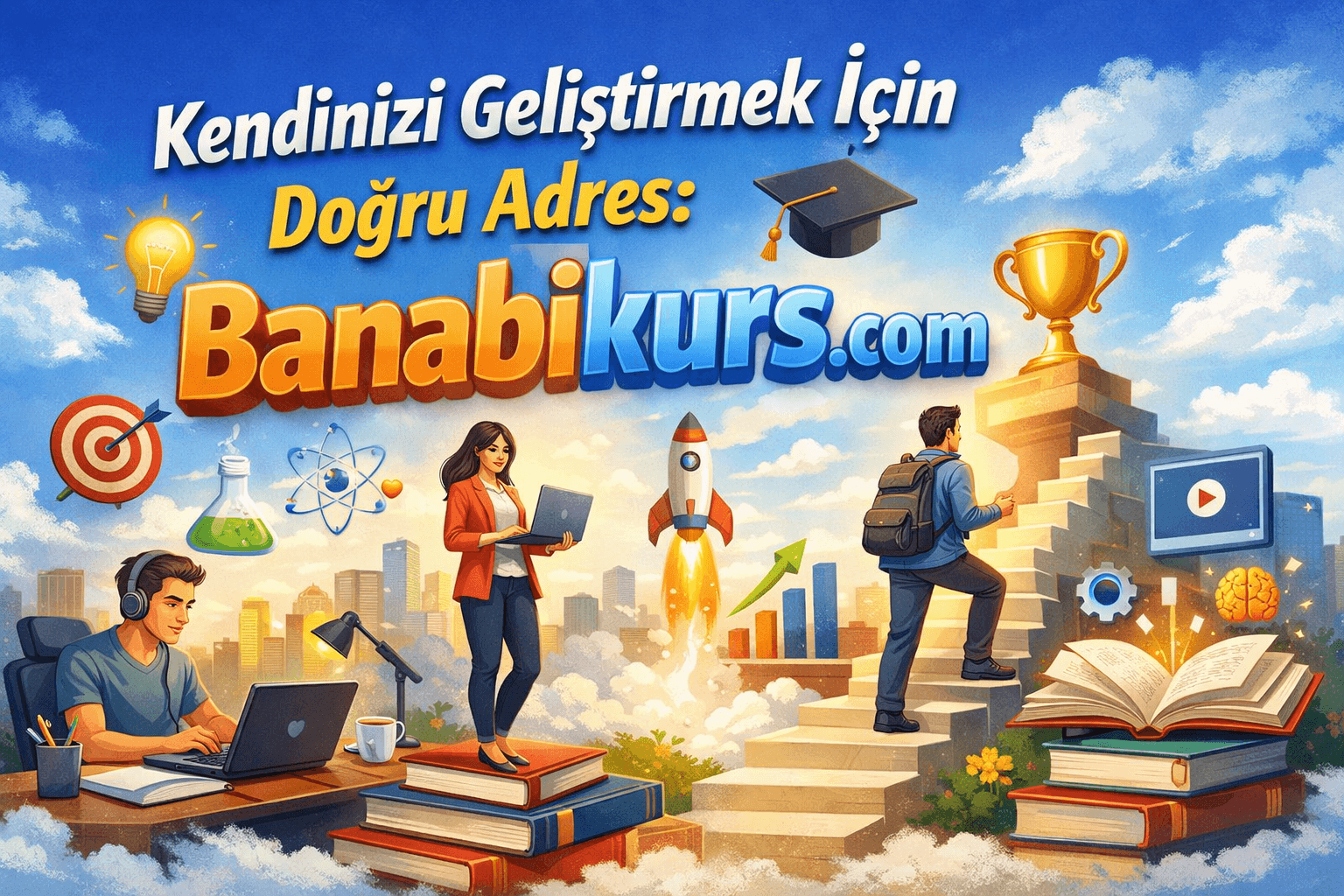 Kendinizi Geliştirmek İçin Doğru Adres: Banabikurs.com