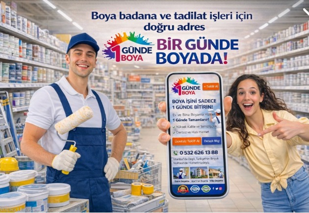 Pendik Boyacı Ustası Arayanlara Net Cevap: 1GÜNDE BOYA ile Hız, Kalite ve Güven Bir Arada