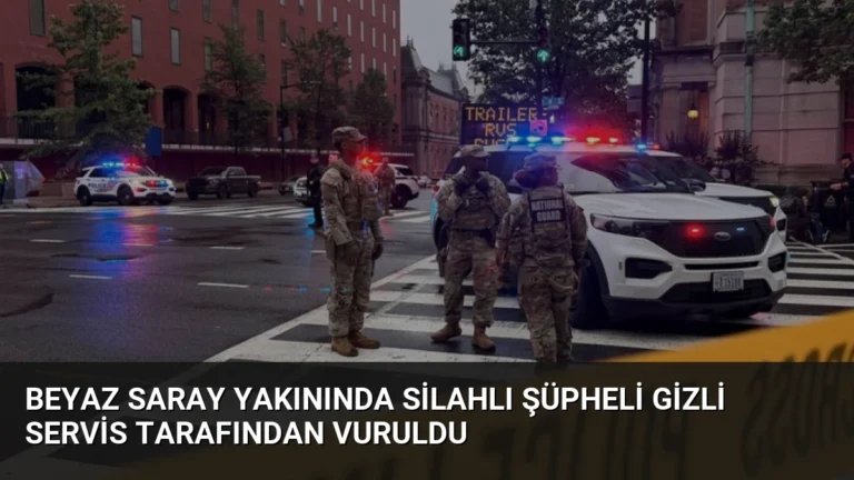 Beyaz Saray Yakınında Silahlı Şüpheli Gizli Servis Tarafından Vuruldu