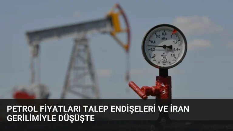 Petrol Fiyatları Talep Endişeleri ve İran Gerilimiyle Düşüşte
