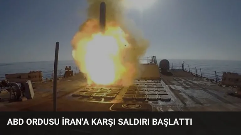 ABD Ordusu İran’a Karşı Saldırı Başlattı
