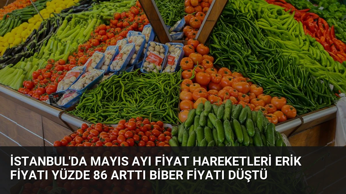 İstanbul’da Mayıs Ayı Fiyat Hareketleri Erik Fiyatı Yüzde 86 Arttı Biber Fiyatı Düştü