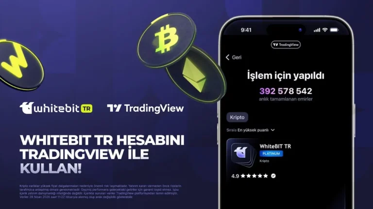 WhiteBIT TR, TradingView entegrasyonunu duyurdu