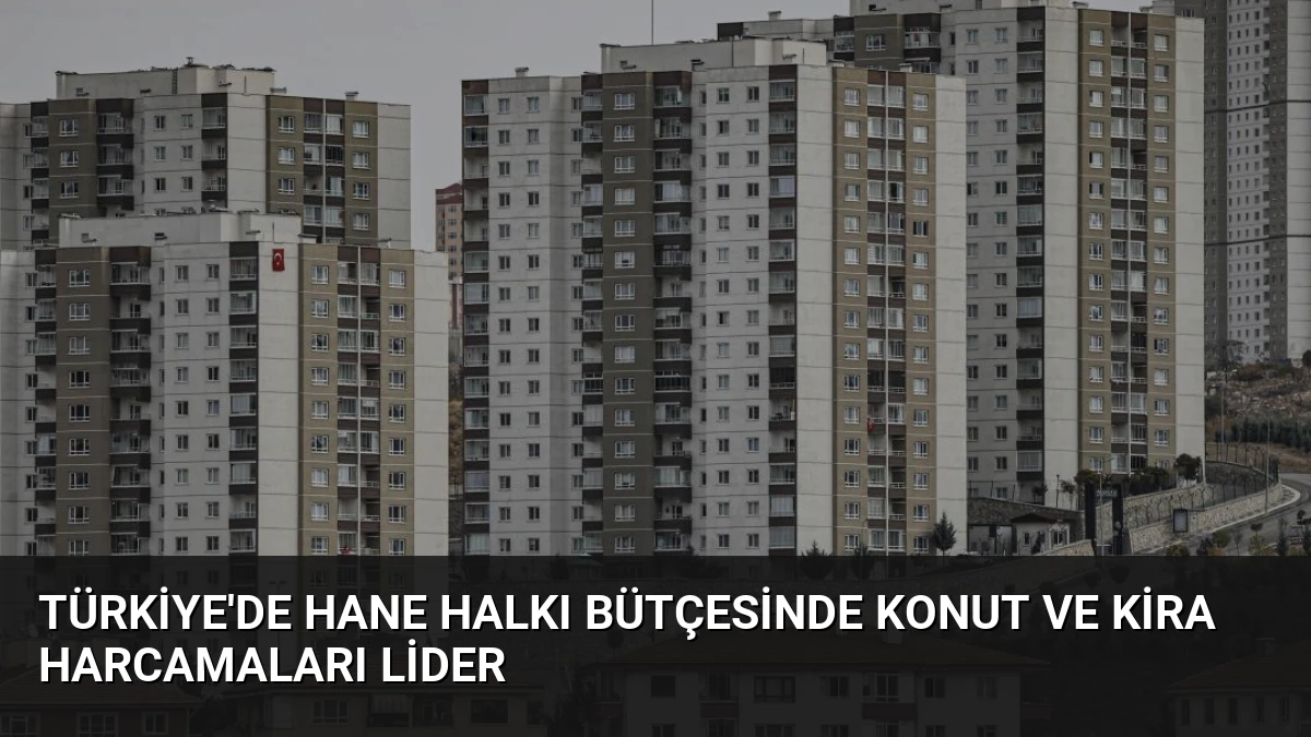 Türkiye’de Hane Halkı Bütçesinde Konut ve Kira Harcamaları Lider