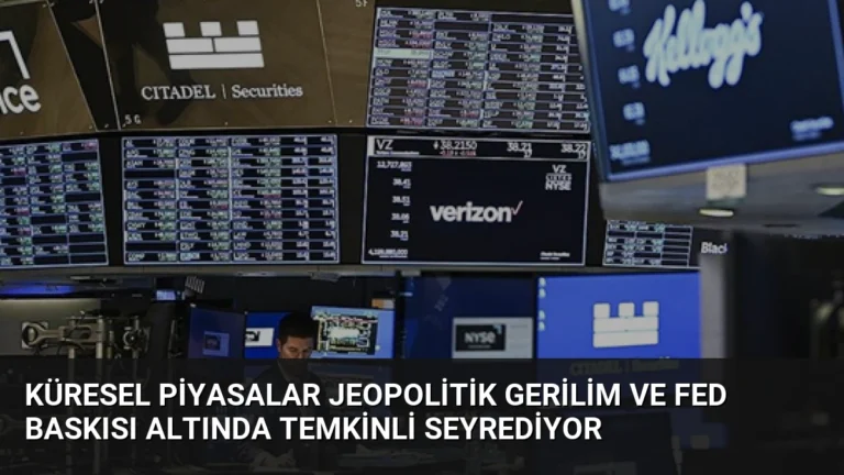 Küresel Piyasalar Jeopolitik Gerilim ve Fed Baskısı Altında Temkinli Seyrediyor