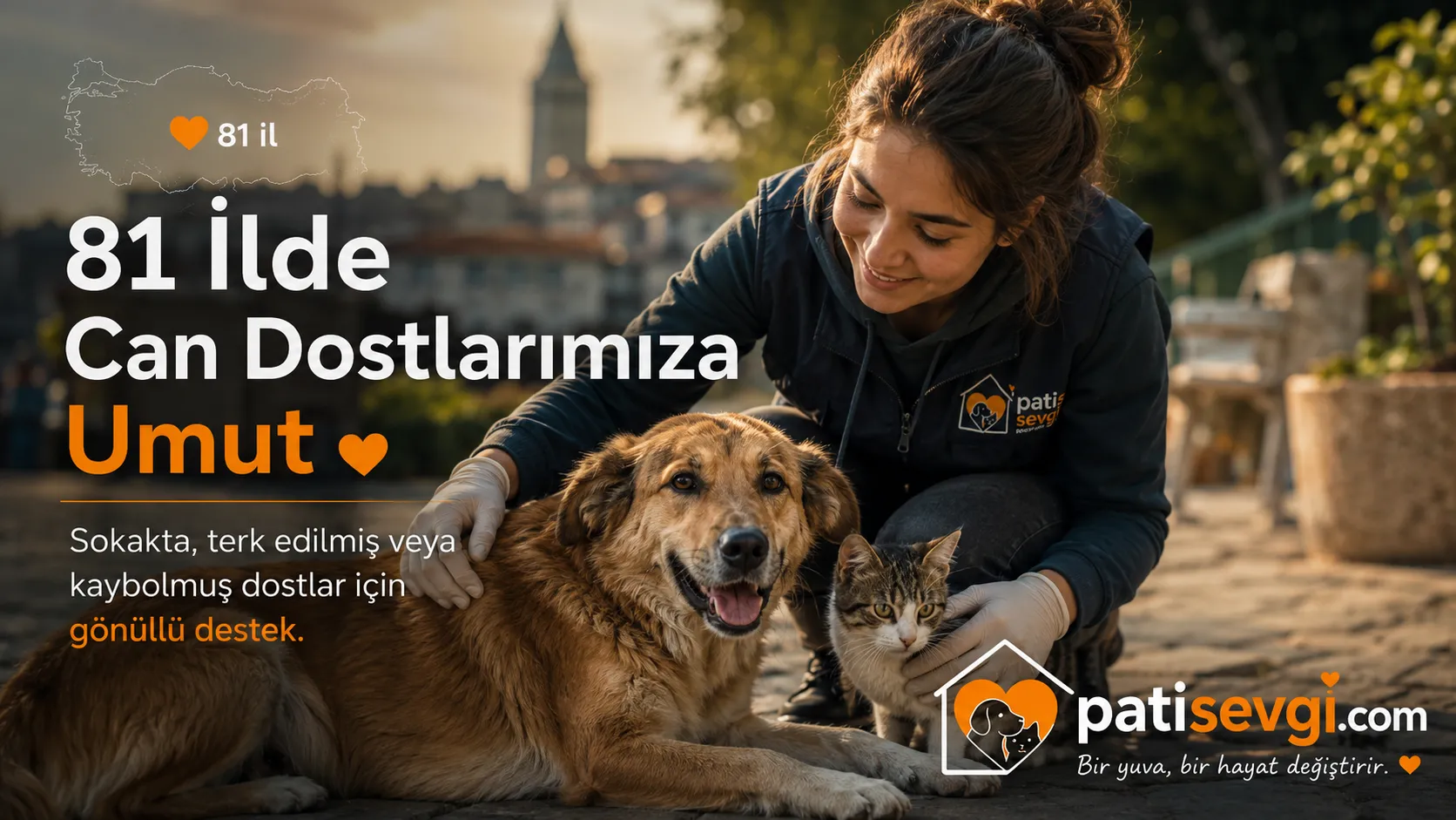 Patisevgi ile Güvenilir ve Ücretsiz Hayvan Sahiplendirme