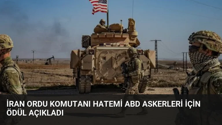 İran Ordu Komutanı Hatemi ABD askerleri için ödül açıkladı