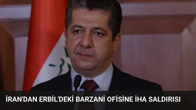 İran’dan Erbil’deki Barzani Ofisine İHA Saldırısı