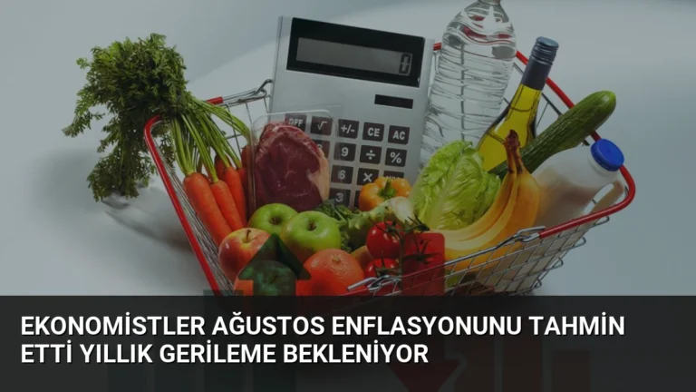 Ekonomistler Ağustos Enflasyonunu Tahmin Etti Yıllık Gerileme Bekleniyor