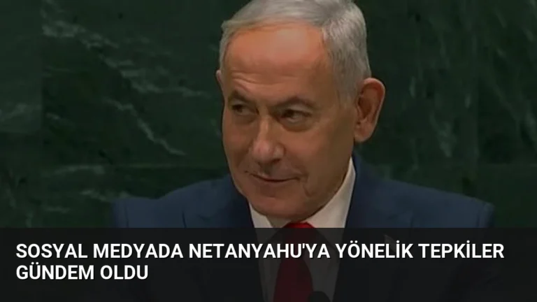Sosyal Medyada Netanyahu’ya Yönelik Tepkiler Gündem Oldu