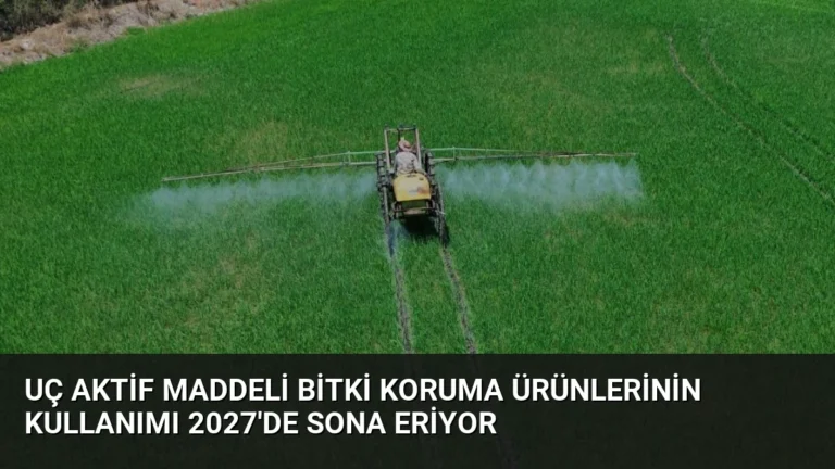 Uç Aktif Maddeli Bitki Koruma Ürünlerinin Kullanımı 2027’de Sona Eriyor