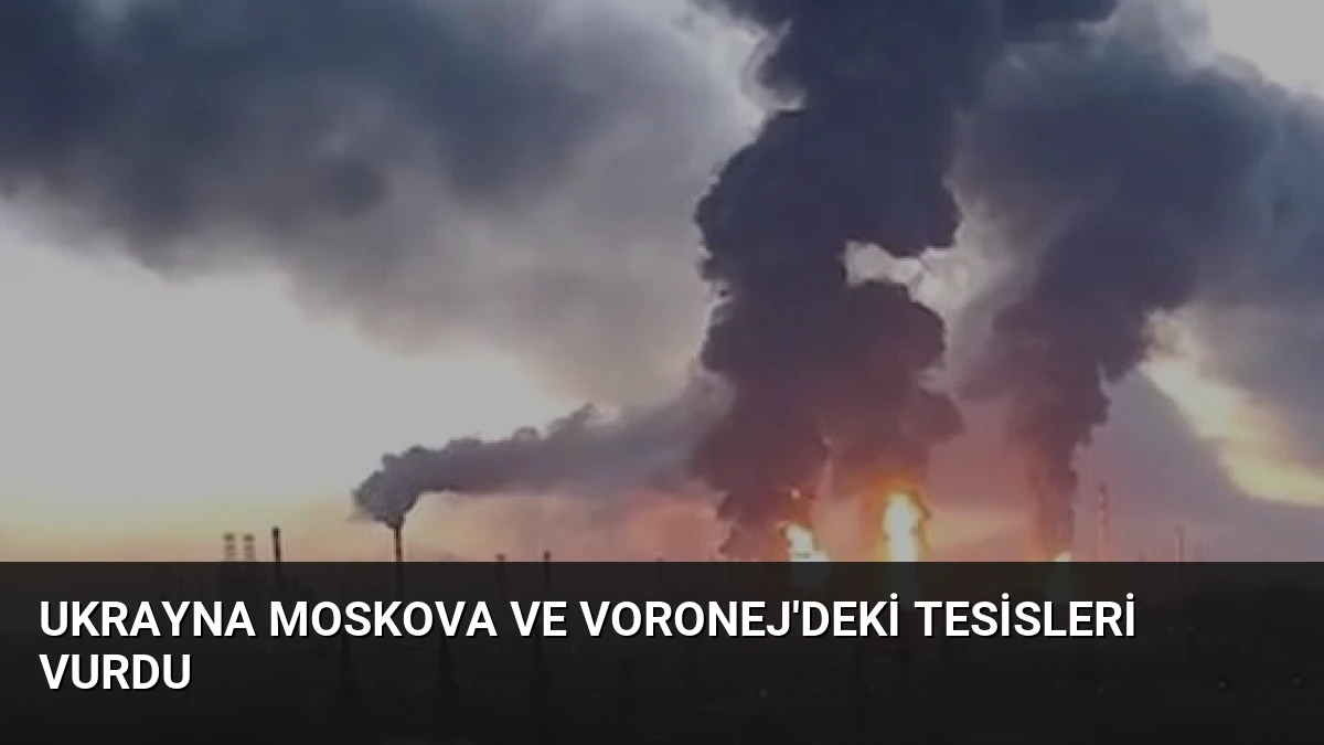 Ukrayna Moskova ve Voronej’deki Tesisleri Vurdu