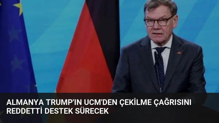 Almanya Trump’ın UCM’den Çekilme Çağrısını Reddetti Destek Sürecek