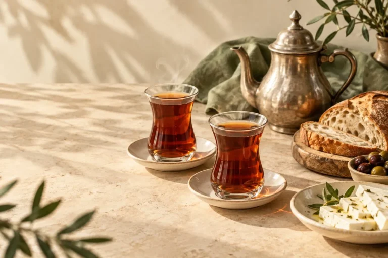 Dört kişilik hafta sonu kahvaltısına hazırlık