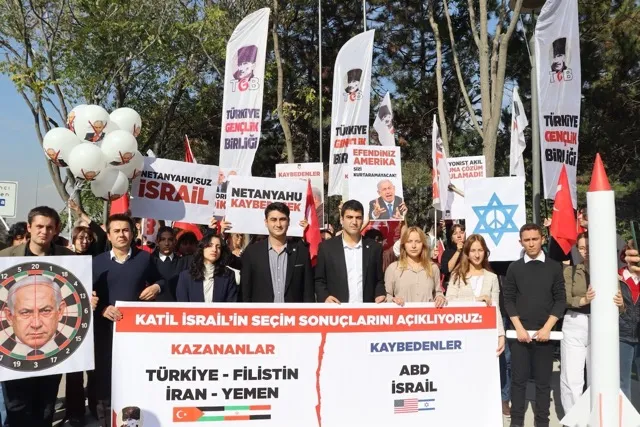 TGB’den Ankara’da İsrail protestosu: “Netanyahu kaybedecek ve yargılanacak”