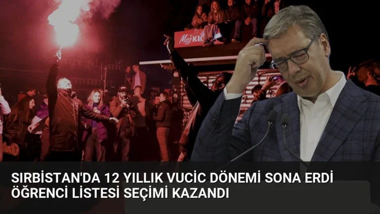 Sırbistan’da 12 Yıllık Vucic Dönemi Sona Erdi Öğrenci Listesi Seçimi Kazandı